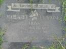 
Margaret Lauraine MOSS (nee HOLBROOK), 19-4-1932 - 22-8-2992;
Logan Village Cemetery, Beaudesert Shire
