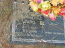 
Reinhold Emil JULITZ, 31-1-1927 - 5-8-1999, father;
Logan Village Cemetery, Beaudesert Shire
