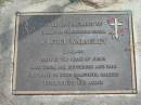 
Rachel WALMSLEY,
died 28-11-83,
daughter sister;
Logan Village Cemetery, Beaudesert Shire
