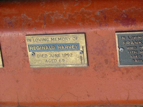 Reginal HARVEY died June 1992 aged 69;  | Logan Village Cemetery, Beaudesert  | 