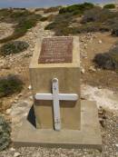 Leo CUMMINGS memorial, who lost his life in this locality in the wreck of the Wandaree, 29 June 1959 aged 23 years 9 months near Kiana, between Coffin Bay and Elliston, Eyre Peninsula, South Australia 