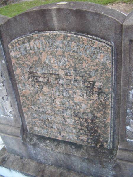 Elizabeth Esther COLMAN,  | died 6 Jan 1945 aged 75 years;  | Lower Coomera cemetery, Gold Coast  | 