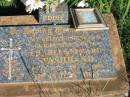 
Charles Edward WASHBAND (Eddie),
husband father pa-pa,
8-6-1919 - 18-5-1994;
St Michaels Catholic Cemetery, Lowood, Esk Shire
