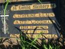 
Catherine Eileen (Katie) GOODMAN,
born 28-5-1906 died 11-10-1990;
St Michaels Catholic Cemetery, Lowood, Esk Shire
