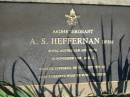 
A.S. HEFFERNAN,
10 Nov 1998 aged 42;
St Michaels Catholic Cemetery, Lowood, Esk Shire

