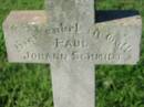 
Paul Johann SCHMIDT,
born 6 June 1888 died 12 Dec 1895;
St Michaels Catholic Cemetery, Lowood, Esk Shire
