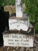 
Emily Amelia KLASS,
died 4 Aug 1925 aged 18 years;
St Michaels Catholic Cemetery, Lowood, Esk Shire
