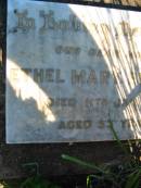 Ethel Mary BENNETT, mother, died 11 Jan 1954 aged 53 years; St Michael's Catholic Cemetery, Lowood, Esk Shire 