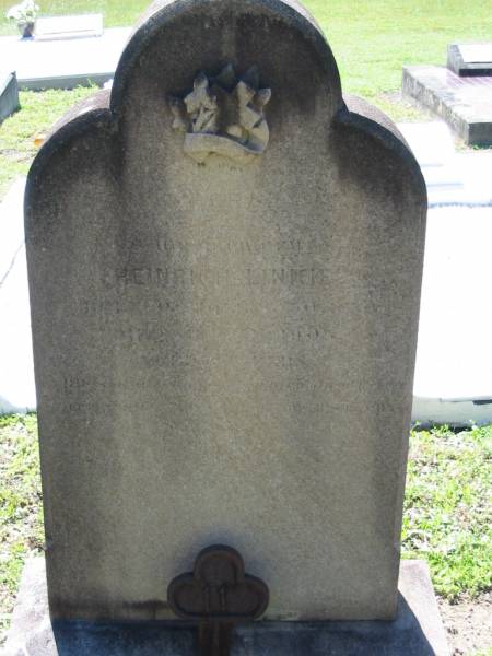 Marie Emilie (LINKE)  | (wife of Heinrich LINKE)  | b: 11 Jul 1846 d: 4 Jun 1897  |   | Heinrich LINKIE  | b: 5 Oct 1830? d? ? May 1905  aged 7? years  |   | Lowood General Cemetery  |   | 