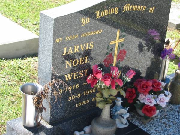 Jarvis Noel WEST  | b: 1 Mar 1916, d: 30 Aug 1996  | Lowood General Cemetery  |   | 