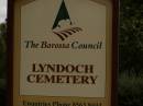 
Lyndoch cemetery,
Barossa Valley,
South Australia
