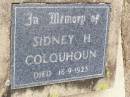 
Sidney H. COLQUHOUN,
died 16-9-1923;
Ma Ma Creek Anglican Cemetery, Gatton shire
