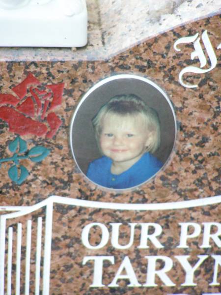 Taryn Lee REA,  | 5-10-1994 - 8-7-1998 aged 3 years 9 months;  | Ma Ma Creek Anglican Cemetery, Gatton shire  | 