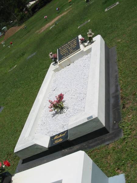 Loretta Mary Rubio WILKIE,  | died 10-8-1993,  | Mahal Kila;  | Maclean cemetery, Beaudesert Shire  | 