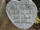 
Irene HOHNKE,
died 7 Jan 1924 aged 12 years;
Marburg Lutheran Cemetery, Ipswich
