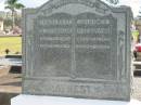 Friedericke W. SCHUMANN, died 16 Feb 1950 aged 79 years; Johannes M. SCHUMANN, died 16 Oct 1937? aged 67 years; Marburg Lutheran Cemetery, Ipswich 