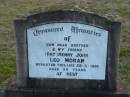 (Pat) Henry John Leo MORAN, brother, died 28-3-1980 aged 54 years; Marburg Lutheran Cemetery, Ipswich 