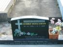 
Audry Mona LOGAN,
23-10-1941 - 6-7-1997;
Marburg Lutheran Cemetery, Ipswich
