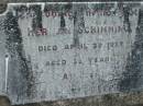 Herman SCHIMMING, died 29 April 1927 aged 52 years; Marburg Lutheran Cemetery, Ipswich 
