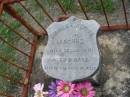 
Wilhelm Friedrich LESCHKE,
died 3 Sept 1901 aged 9 days;
Marburg Lutheran Cemetery, Ipswich
