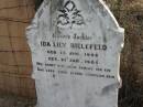 
Ida Lily BIELEFELD, daughter,
born 14 Aug 1902 died 21 Jan 1905;
Marburg Lutheran Cemetery, Ipswich
