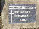 
(Father) Vincent BRADLEY,
born 19 July 1912 died 27 July 1976;
Woodlands cemetery, Marburg, Ipswich
