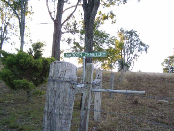 Maroon General Cemetery, Boonah Shire  | 