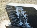
Noel Edmund KAJEWSKI,
husband father grandpa,
died 5-2-1995 aged 67 years;
Meringandan cemetery, Rosalie Shire
