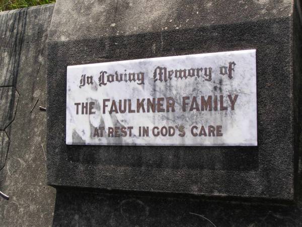 FAULKNER family;  | Milbong General Cemetery, Boonah Shire  | 