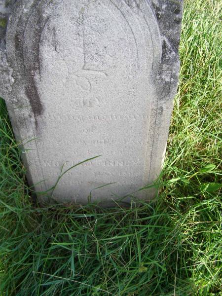 William FINNEY,  | died 23 May 1898 aged 82 years;  | Milbong General Cemetery, Boonah Shire  | 