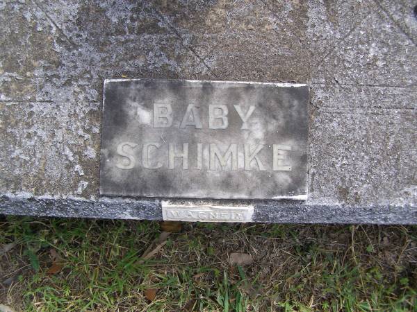 baby SCHIMKE;  | Minden Baptist, Esk Shire  | 