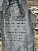 
Christian F RUTHENBERG
b: 28 Jun 1828, d: 7 Aug 1917
Ernstine RUTHENBERG
b: 20? Jan 1832, d: 21 Jun 1923
Minden Zion Lutheran Church Cemetery
