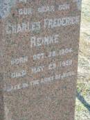 
Charles Frederick REINKE
b: 23 Oct 1904, d: 23 May 1929
Minden Zion Lutheran Church Cemetery
