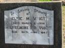 
Elsie M VOIGT
6 Mar 1938
Wilhelmine F R VOIGT
20 Jun 1947
Minden Zion Lutheran Church Cemetery
