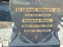 
Herman RUHL
3 Feb 1956, aged 86
Minden Zion Lutheran Church Cemetery
