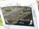 
Wilhelm Carl MULLER
1892 - 1964
Elizabeth MULLER
1895 - 1966
Minden Zion Lutheran Church Cemetery
