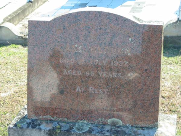 Carl BEDUHN  | 10 Jul 1937 aged 65  | Minden Zion Lutheran Church Cemetery  | 
