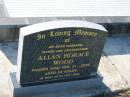 Allan Horace WOOD 21 Feb 2002 aged 85 Minden/Coolana - St Johns Lutheran 