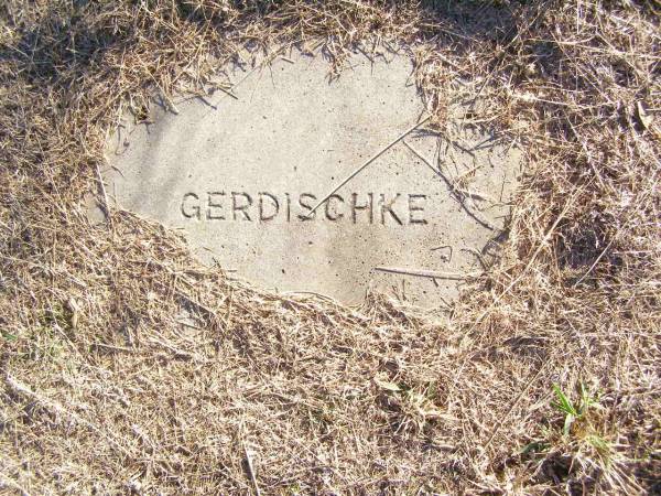 GERDISCHKE;  | St Johns Evangelical Lutheran Church, Minden, Esk Shire  | 