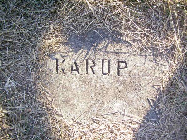 KARUP;  | St Johns Evangelical Lutheran Church, Minden, Esk Shire  | 