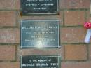 
William Edward LANHAM,
died 4 Oct 1993 aged 71 years,
husband of Edith;
Mooloolah cemetery, City of Caloundra

