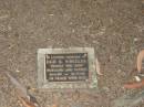 Eric G. WHEELER, husband father, 11-1-39 - 21-7-96; Mooloolah cemetery, City of Caloundra  
