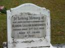 Blanche Lillian MAWHINNEY, mother grandmother, died 31 Oct 1958 aged 67 years; Mooloolah cemetery, City of Caloundra  