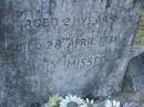 Margaret Winifred HANLON, died 28 April 1931 aged 21 years; Mooloolah cemetery, City of Caloundra  