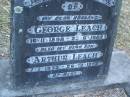 George LEACH, husband, 16-11-1898 - 25-6-1962; Arthur LEACH, son, 7-1-1933 - 26-12-1952; Mooloolah cemetery, City of Caloundra  