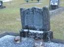 William LEACH, died 1 Feb 1960 aged 81 years; Emma LEACH, died 17 Feb 1937 aged 61 years; Mooloolah cemetery, City of Caloundra   