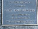 Colin James BISMARK, brother, born 1 Dec 1936, died 14 Jan 1993; Mooloolah cemetery, City of Caloundra  