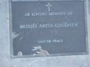Muriel Anita GOODHEW; Mooloolah cemetery, City of Caloundra  