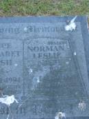 Joyce Margaret NASH, 29-1-1925 - 3-1-1994, mother grandmother; Norman Leslie NASH, husband father grandfather great-grandfather, 20-3-1925 - 1-10-1996; Mooloolah cemetery, City of Caloundra  