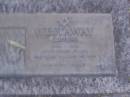 Clifford WESTAWAY, 1919 - 1981, husband of Lorna, father of Richard & John; Mooloolah cemetery, City of Caloundra [REDO]  